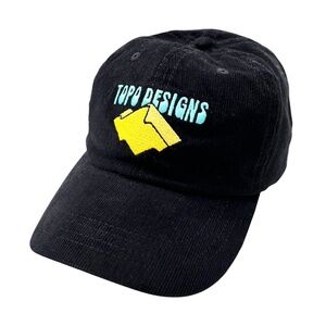 NWOT Topo Designs Embroidered Mountain Logo Corduroy Cap
